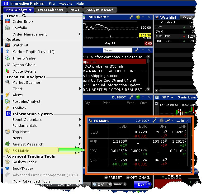 FX Matrix