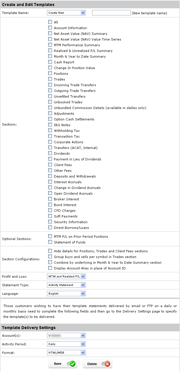 Customized Templates