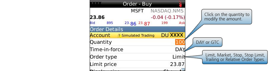 Interactive brokers forex order types