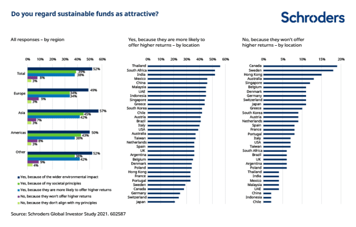 How Do Retail Investors Feel About Returns from Sustainable Investing?