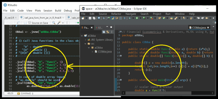 Using Java Functions in JAR File from R Using rJava