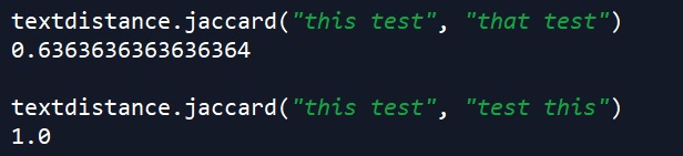 python jaccard similarity the automatic net