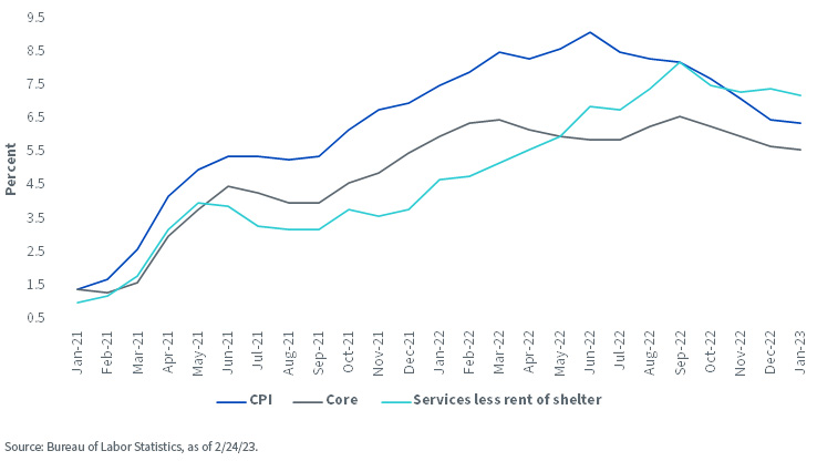 CPI Gauges – 12-month % Change