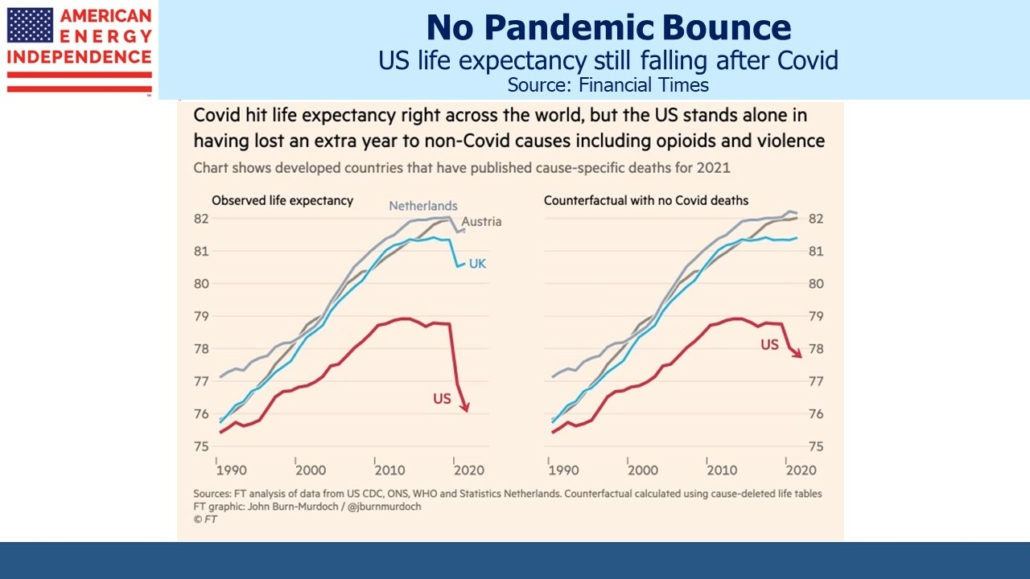 Blog Image April 16 2023 3 US life expectancy still falling after Covid