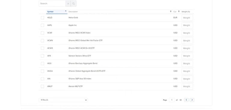 Creating Allocation Goals and Setting Custom Benchmarks