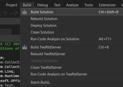 Build the RTD code