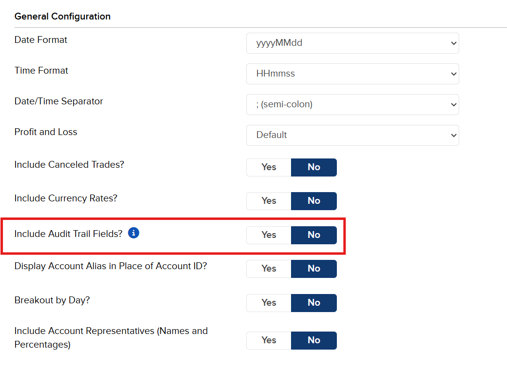 include Audit Trail Fields
