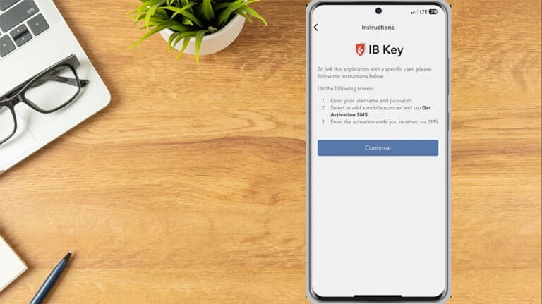 IB Key – Two-Factor Authentication – iPhone®