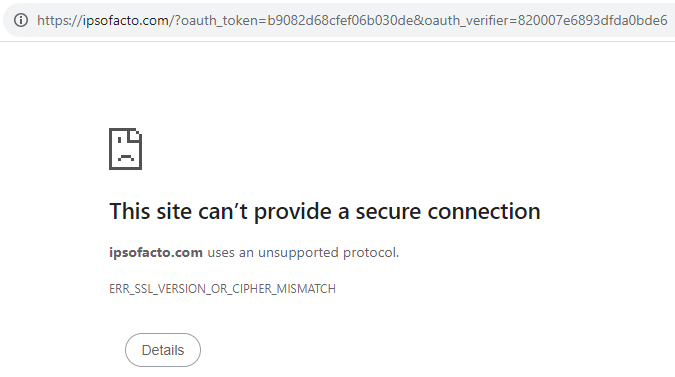 The /authorize response