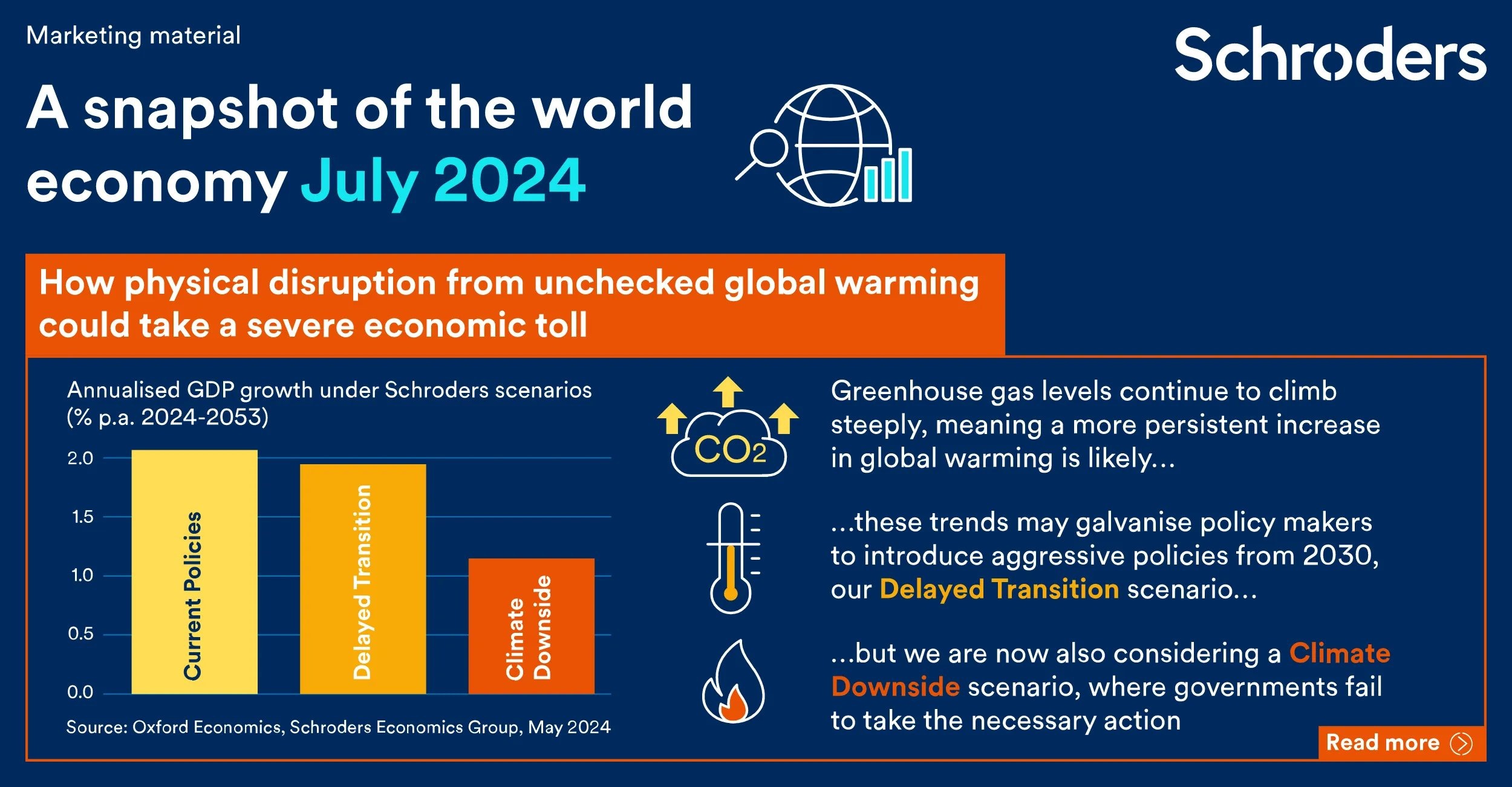 A snapshot of the world economy in July 2024