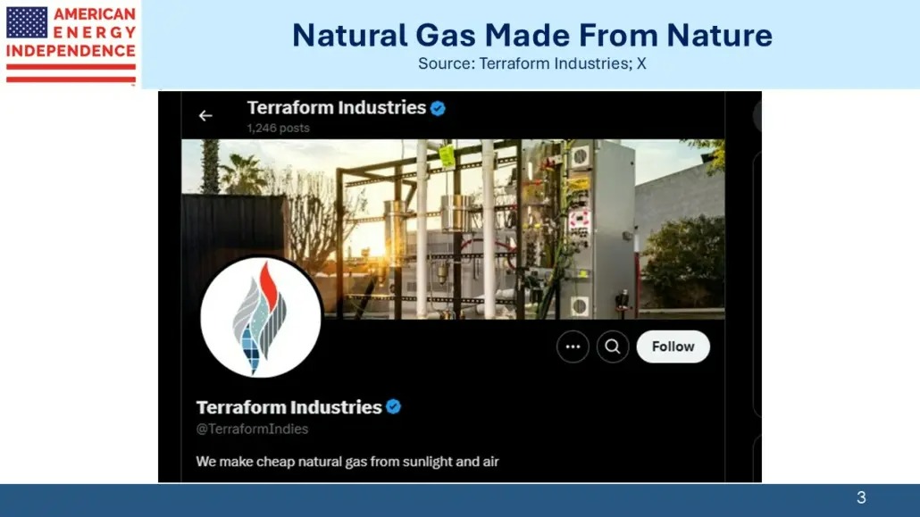 Natural Gas made from nature