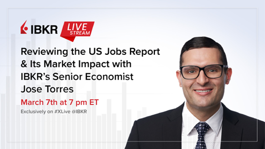 Jose Torres will review Jobs Report live on X
