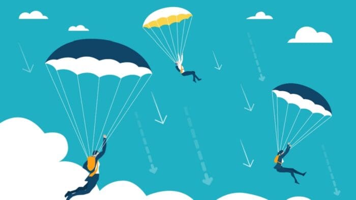 Turbulence, Parachutes, and Sentiment