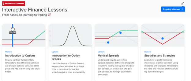 Interactive Finance Lessons