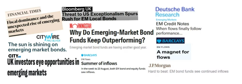 Figure 2: Improving sentiment towards EM debt