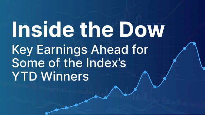 Inside the Dow: Key Earnings Ahead for Some of the Index’s YTD Winners