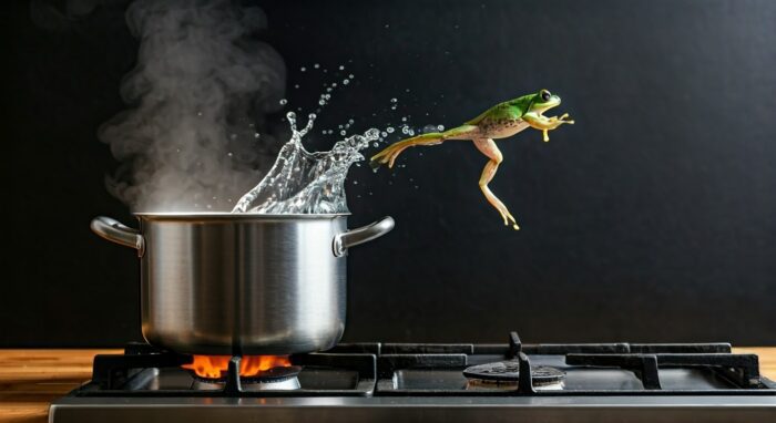 The Frog Notices That the Water Is Getting Hotter