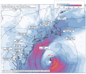 The nor’easter approaching the Northeast coast, Hurricane Polo moving toward Baja California, and Hurricane Nolo south of Hawaii