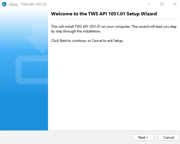 Setup wizard Launch