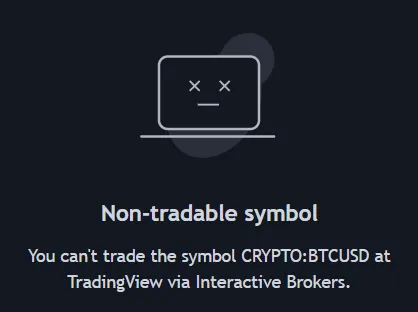Non-tradable symbol error.