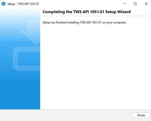 Setup wizard completed