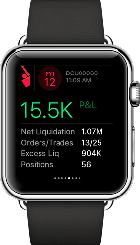 Приложение Interactive Brokers для Apple Watch