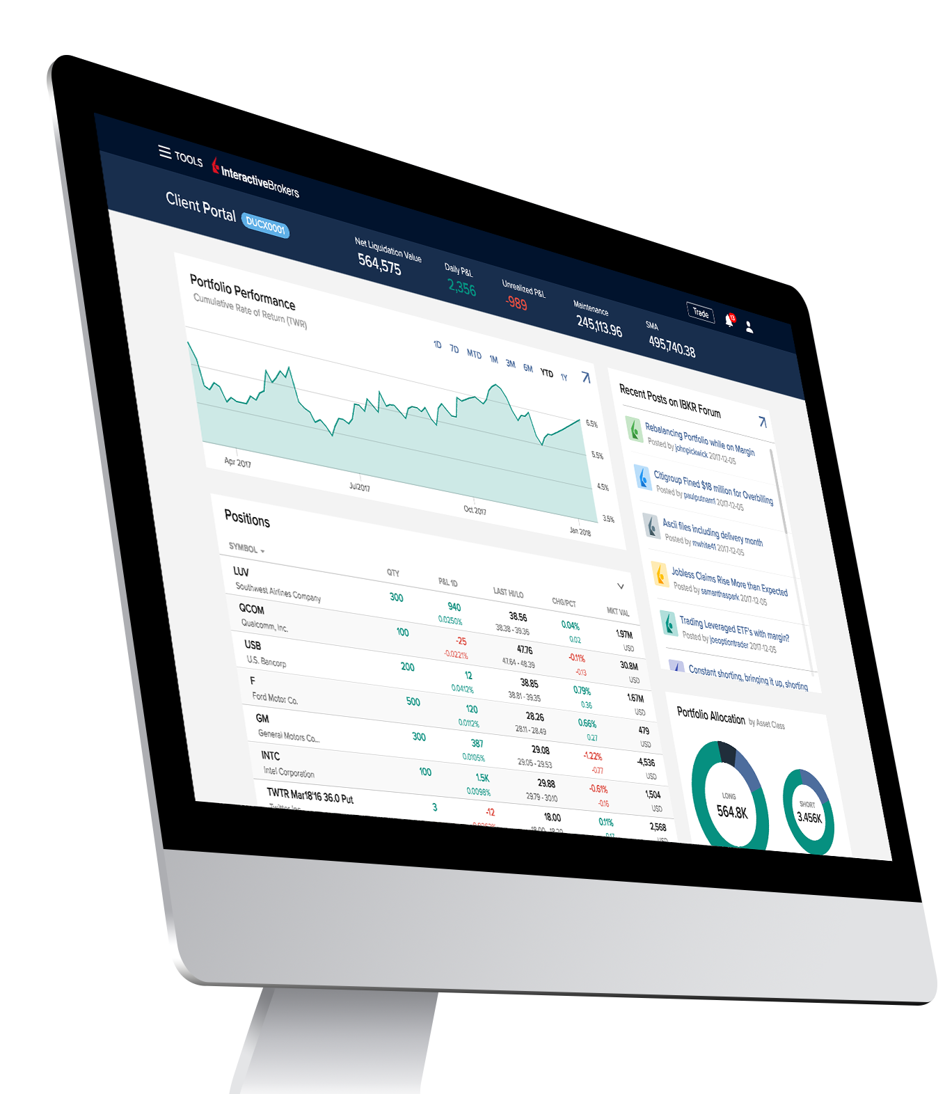 Client Portal de Interactive Brokers