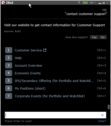 IBot Contact Support