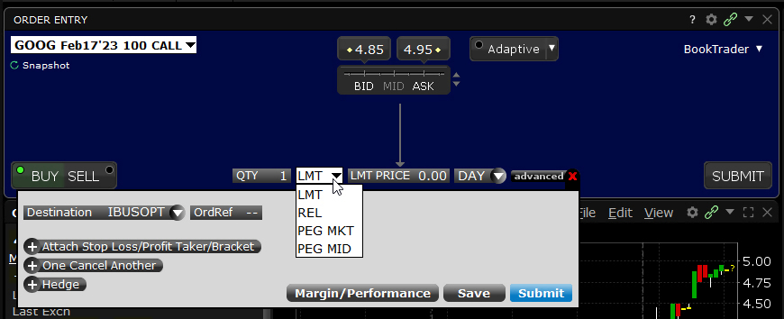 IBUSOPT Order Destination