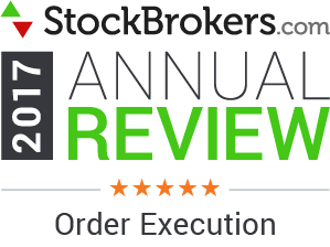 Avaliações da Interactive Brokers: Stockbrokers.com Awards 2017 - 5 estrelas - Execução de ordens