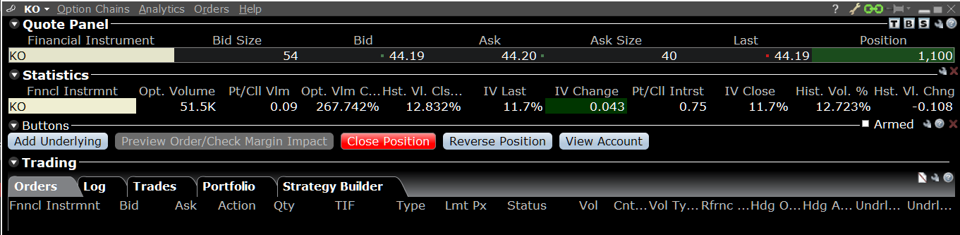 OptionTrader Components