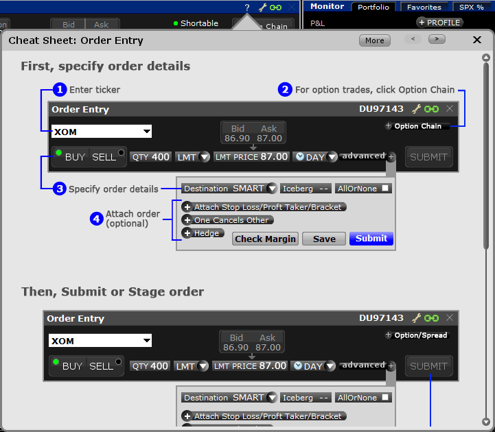 Tws Order Types Mosaic Webinar Notes Interactive Brokers - 