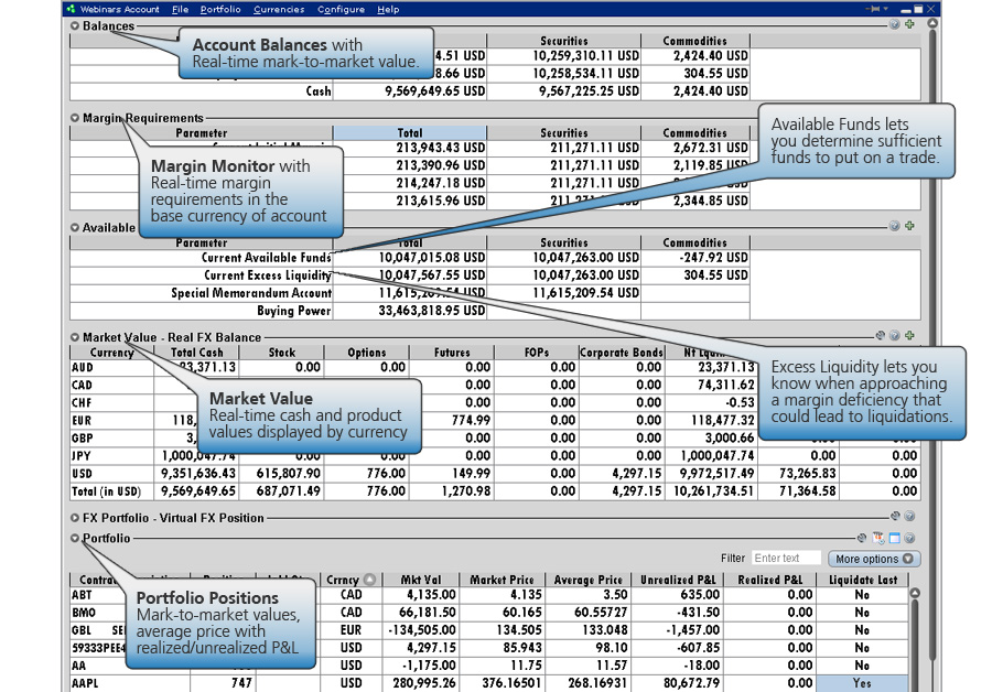 interactive brokers futures initial margin