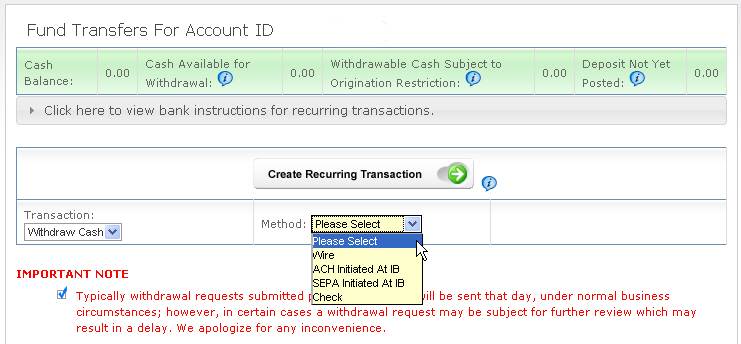 Interactive brokers cash settled options