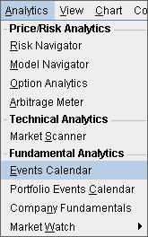 Portfolio Event Calendar