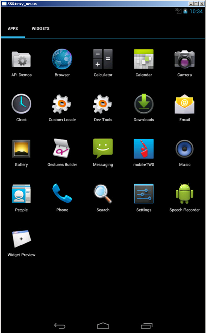 mobileTWS for Android Tablet