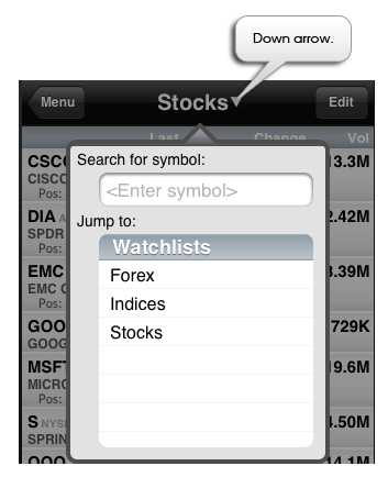 mobileTWS for iPhone