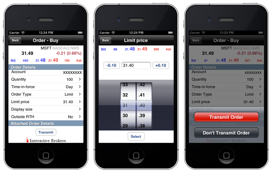 mobileTWS for iPhone
