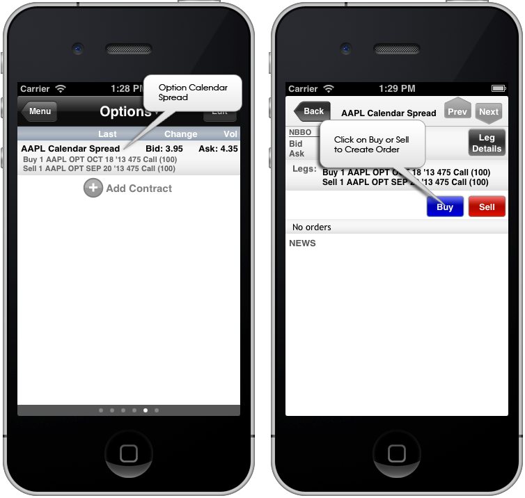 mobileTWS for iPhone