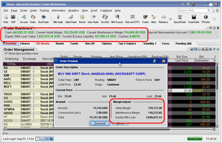 Order Preview Window