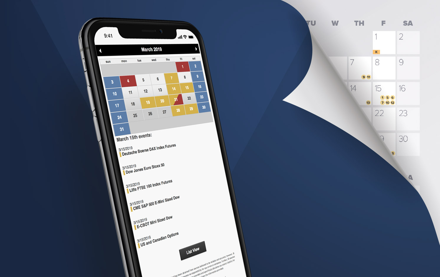 App calendario 2019