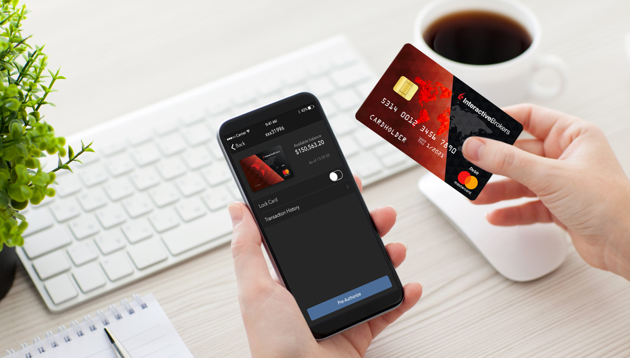 Debit Mastercard de Interactive Brokers