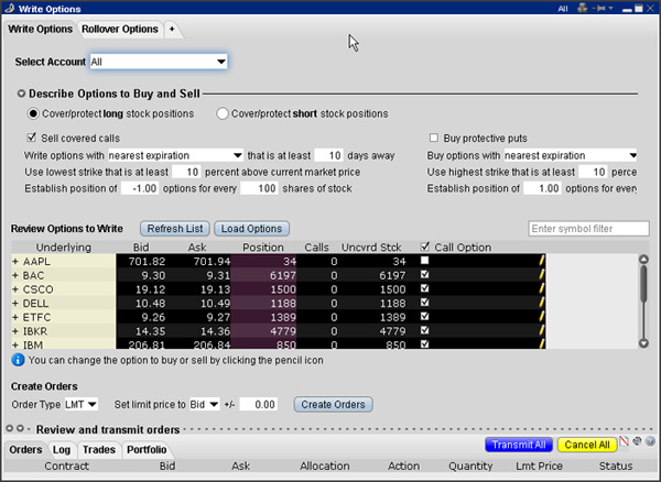 Options contract stock split