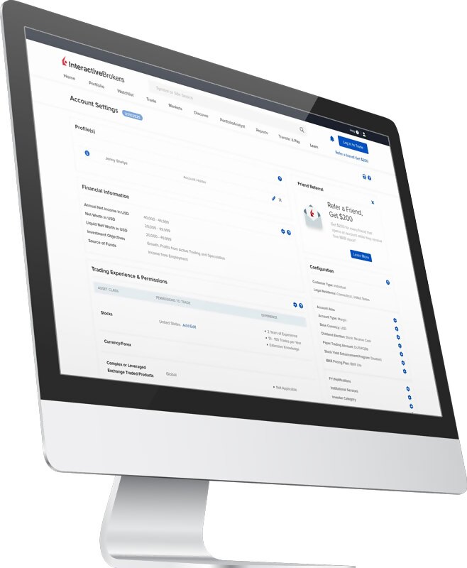 Welcome Center For Individuals Interactive Brokers LLC