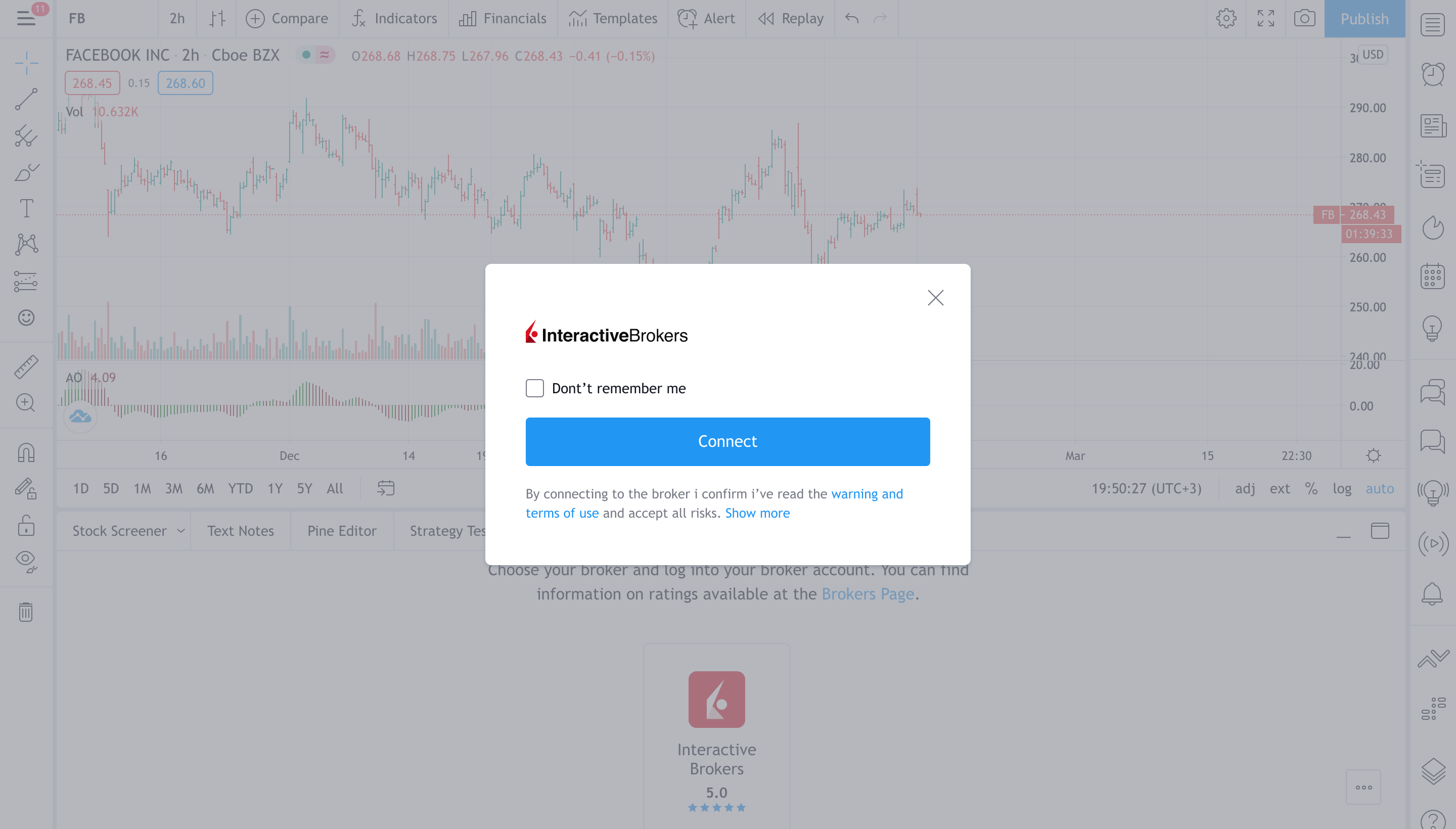 Interactive Brokers + TradingView Interactive Brokers LLC
